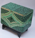 Boîte à bijoux XXL aka petie commode façon picassiette