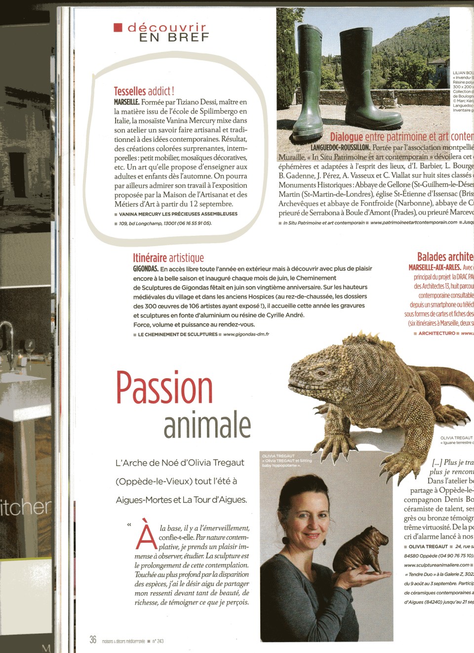 Maisons et Décors Méditerranée, Août Sept 2014