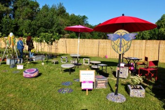 Jardins d'Albertas Vanina Mercury Mosaïque, vue