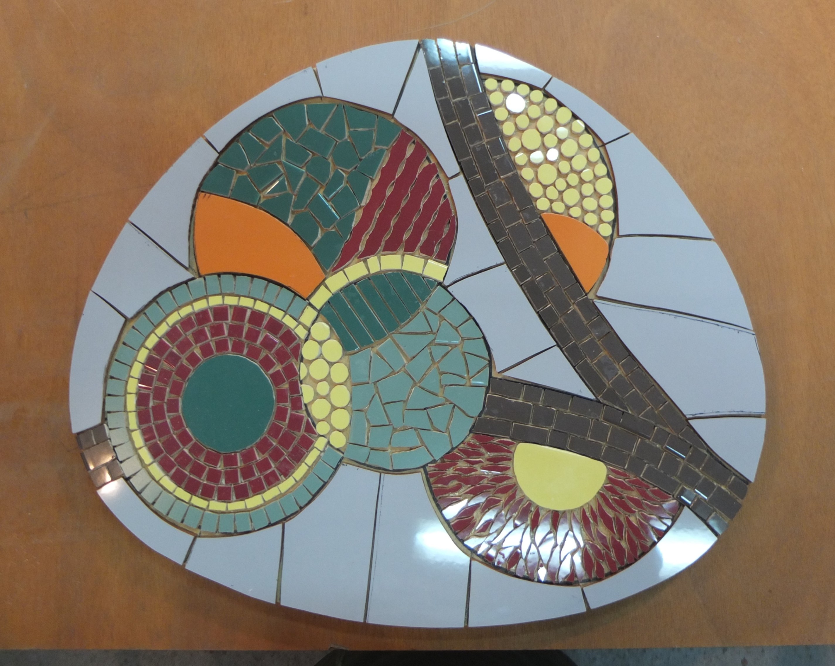 Plateau de table réalisé en cours